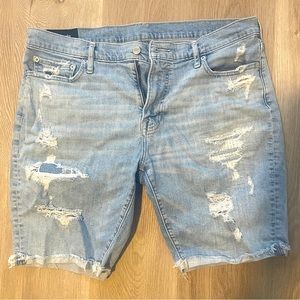 Mens Abercrombie & Fitch Jean Shorts Size 34